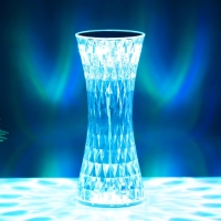 Настольная лампа с ПДУ "Кристалл" LED 16 цветов RGB сенсорная USB 8x8x19 см RISALUX Настольная лампа с ПДУ "Кристалл" LED 16 цветов RGB сенсорная USB 8x8x19 см RISALUX