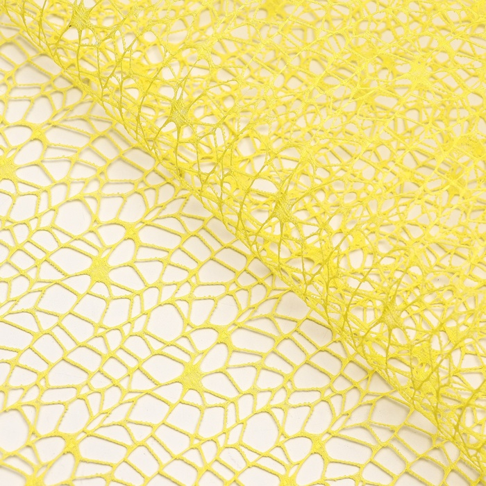 Сетка "Крошет" для декора и флористики, желтая, рулон 1шт., 0,5 х 4,5 м