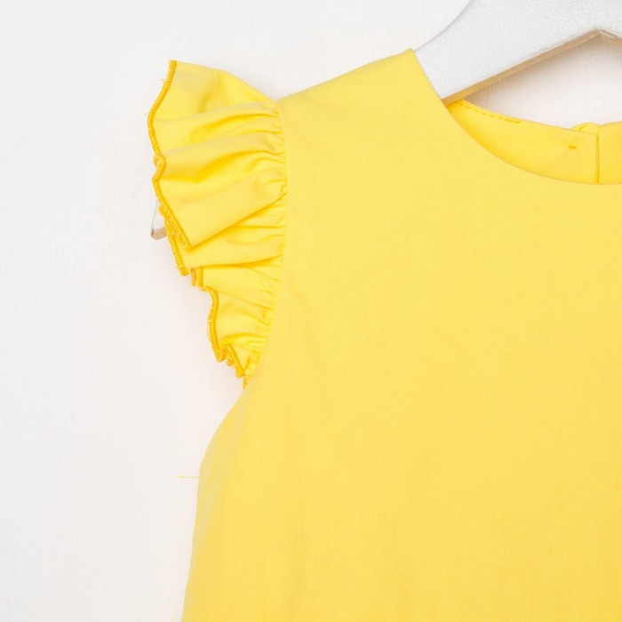 Платье детское KAFTAN "Princess", размер 32 (110-116), цвет жёлтый