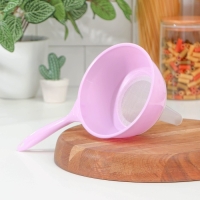 Воронка-сито пластиковая &laquo;Комбо&raquo;, 28&times;15&times;15,3 см, цвет сиреневый