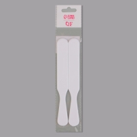 Шпатели для депиляции, пластиковые, 2 шт, 15 &times; 2 см, цвет белый