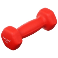 Набор гантелей неопреновых ONLYTOP 10 кг: 1 кг х 2 шт., 1,5 кг х 2 шт., 2,5 кг х 2 шт.