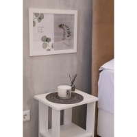 Салфетка сервировочная на стол Доляна &laquo;Дуо&raquo;, d=30 см, цвет коричневый