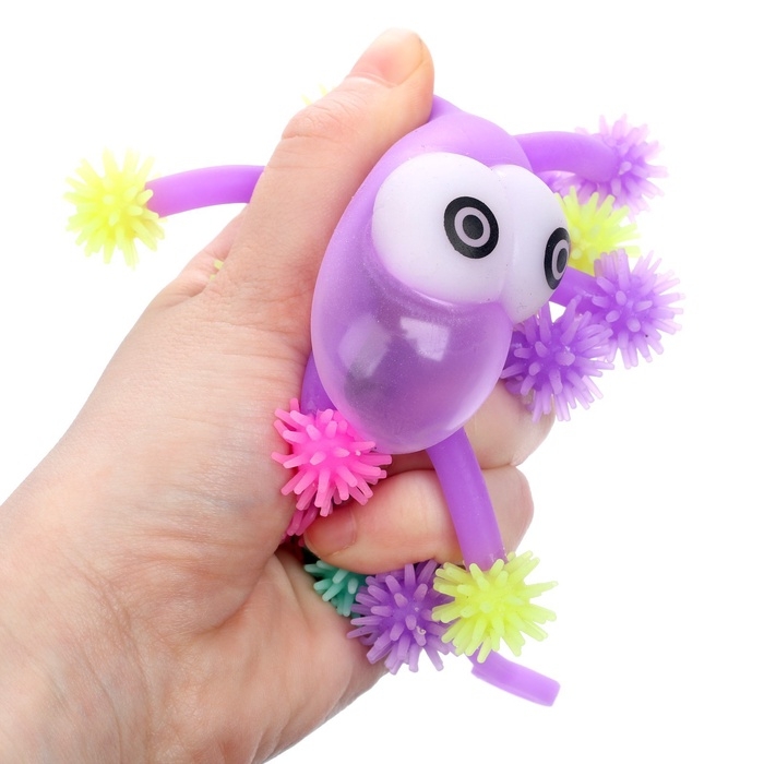 Ёжка &laquo;Медуза&raquo; световой, набор 3 шт., цвета МИКС