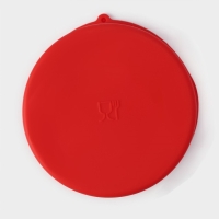 Набор силиконовых форм для выпечки Доляна «Куличики», 3 шт: 15,5/13/10 см, цвет красный Набор силиконовых форм для выпечки Доляна «Куличики», 3 шт: 15,5/13/10 см, цвет красный