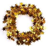 Новый год! Проволока для поделок и декора «Звёздочка» длина — 5 метров, цвет золотой Новый год! Проволока для поделок и декора «Звёздочка» длина — 5 метров, цвет золотой