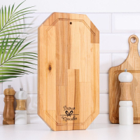 Доска разделочная &laquo;Гайка&raquo; большая (кровосток) 38х22х1,8 см