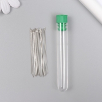 Иглы для бисера металл в пластиковой коробке набор 25 шт Ø 0,46 мм Иглы для бисера металл в пластиковой коробке набор 25 шт Ø 0,46 мм