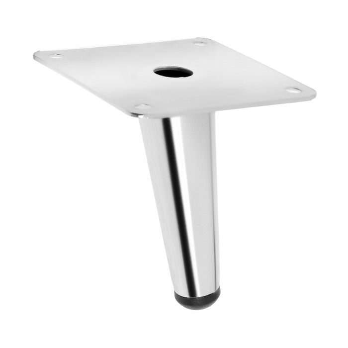 Опора мебельная CAPPIO OP07, h=100 мм ,толщ площ 1,8, цвет хром Опора мебельная CAPPIO OP07, h=100 мм ,толщ площ 1,8, цвет хром