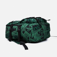 Рюкзак молодёжный из текстиля на молнии, 3 кармана, цвет зелёный