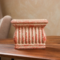 Кашпо «Античное», красное, керамика, 1 л, Иран Кашпо «Античное», красное, керамика, 1 л, Иран