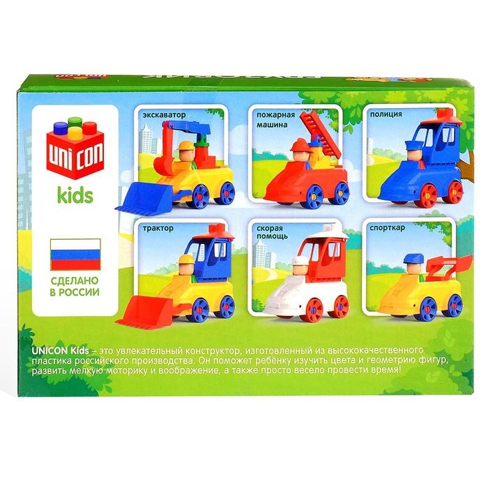 Конструктор «МОЙ ГОРОД: Трактор», 16 деталей Конструктор «МОЙ ГОРОД: Трактор», 16 деталей