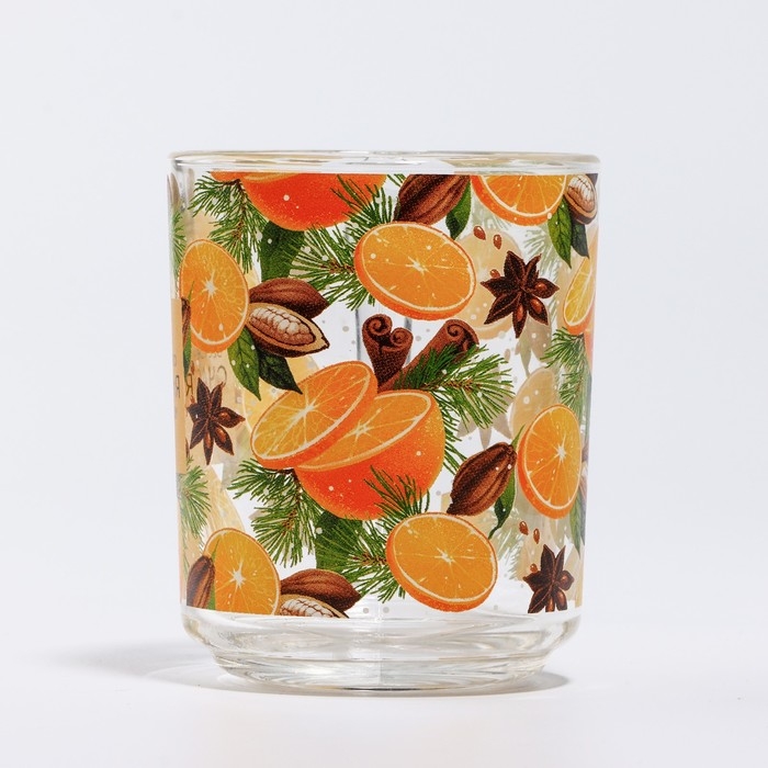 Кружка новогодняя стеклянная &laquo;Глинтвейн&raquo;, 200 мл