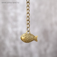 Колокольчик металл "Будда и карп" h=4,8 см d=6 см Колокольчик металл "Будда и карп" h=4,8 см d=6 см