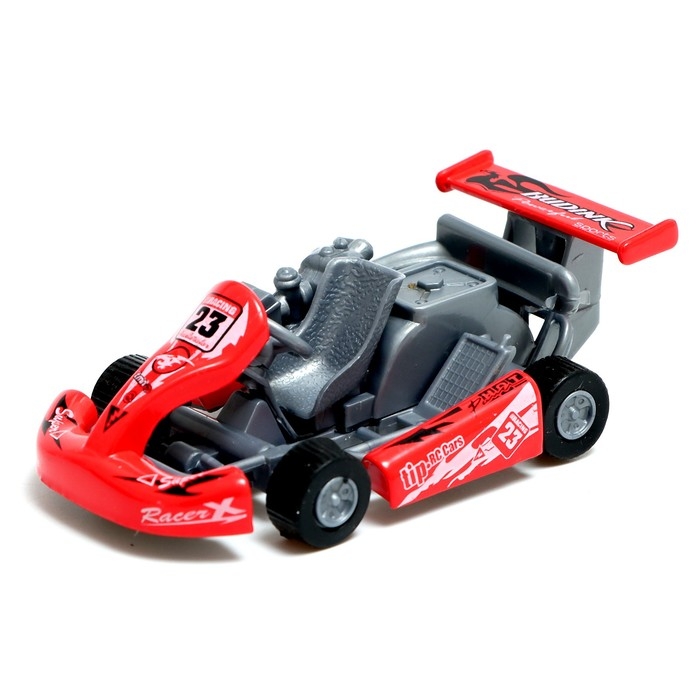 Машина металлическая «Картинг», инерция, цвет МИКС Машина металлическая «Картинг», инерция, цвет МИКС