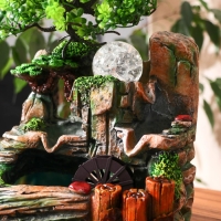 Фонтан "Дерево на камнях, брёвнышки" 14х19х20 см (с подсветкой) Фонтан "Дерево на камнях, брёвнышки" 14х19х20 см (с подсветкой)