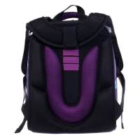 Рюкзак каркасный школьный 38 х 30 х 16 см, эргономичная спинка, Stavia "Тильда", голубой/сиреневый/серый