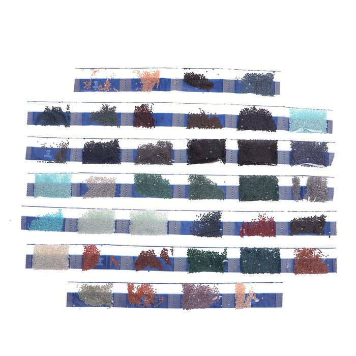 Алмазная мозаика с полным заполнением на холсте &laquo;Девушка в лодке&raquo;, 40 х 50 см