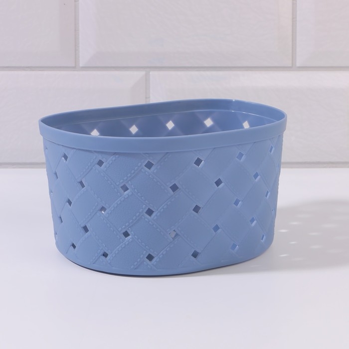 Органайзер для хранения, навесной, 1 секция, с клеевыми крючками, 16,5 &times; 12 &times; 9 см, цвет МИКС