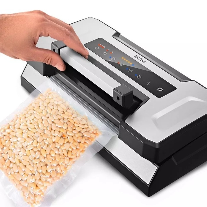 Вакууматор Kitfort КТ-1544, 130 Вт, серебристо-чёрный