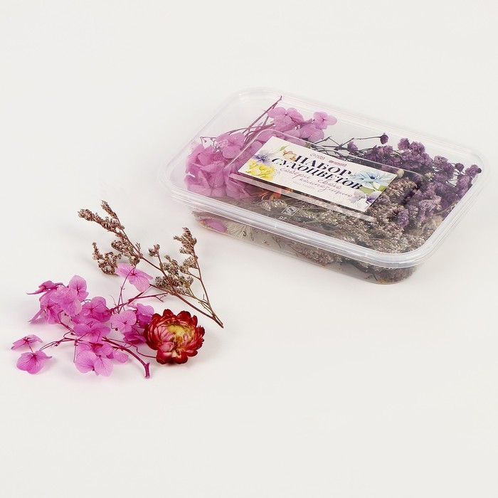 Набор сухоцветов &laquo;Сиреневая дымка&raquo;