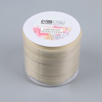 Лента тоннельная, двухстрочная, 10 мм, 50 &plusmn; 1 м, цвет бежевый