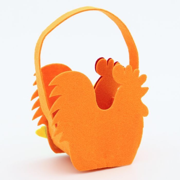 Пасхальный декор корзинка «Петушок» 6 × 13 × 20 см Пасхальный декор корзинка «Петушок» 6 × 13 × 20 см