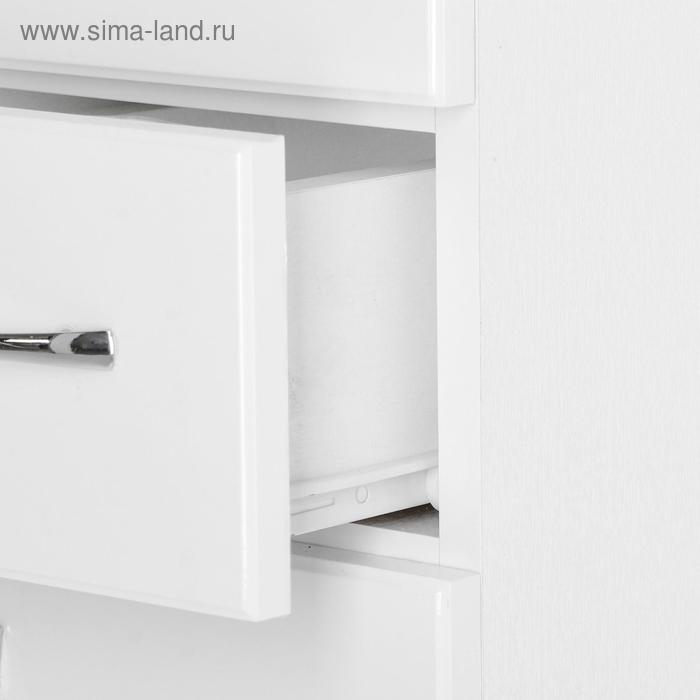 Пенал для ванной комнаты 24 с ящиком правый, 194 см х 24 см х 26,6 см