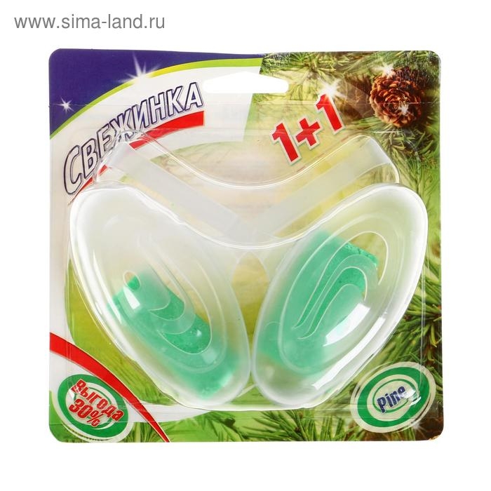 Подвесной очиститель для унитаза, Свежинка "Лес", 2шт, 30 гр