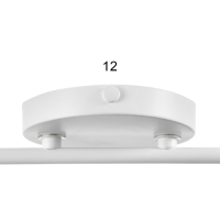 Светильник "Бостон" 4х60Вт Е14 белый/хром Светильник "Бостон" 4х60Вт Е14 белый/хром