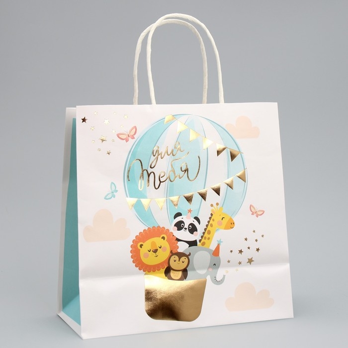 Пакет подарочный, упаковка, &laquo;Тебе солнышко&raquo;, 22 х 22 х 11 см