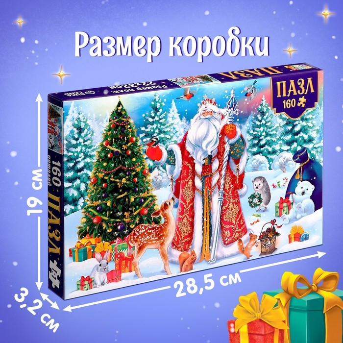 Пазл «Чудесный Новый год», 160 элементов, большая коробка Пазл «Чудесный Новый год», 160 элементов, большая коробка