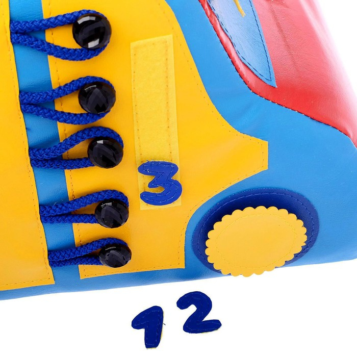 Мягкий модуль тактильный &laquo;Машинка&raquo;, по методике Монтессори