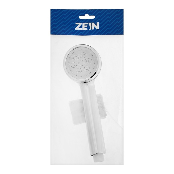 Душевая лейка ZEIN Z3185, 1 режим, пластик/нержавеющая сталь, хром Душевая лейка ZEIN Z3185, 1 режим, пластик/нержавеющая сталь, хром