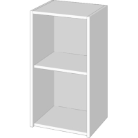 Шкаф навесной Зара 400х310х720 белый Шкаф навесной Зара 400х310х720 белый