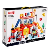 Конструктор Город &laquo;Пожарное депо&raquo;, 145 деталей