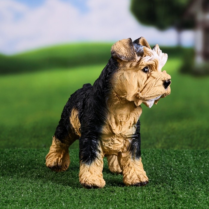 Садовая фигура Садовая фигура "Щенок Терьер" 13х24х28см