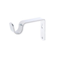 Кронштейн для карниза D20 однорядный 8 см, цвет хром Кронштейн для карниза D20 однорядный 8 см, цвет хром