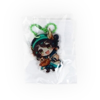 Брелок для ключей акриловый на цепочке «Девочка», 3.8 х 9 см Брелок для ключей акриловый на цепочке «Девочка», 3.8 х 9 см