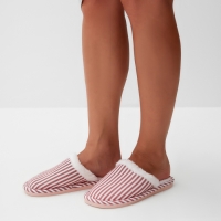 Тапочки женские, размер 38-39, красный Тапочки женские, размер 38-39, красный