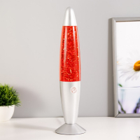 Лава-лампа металл, стекло, воск "Лава. Блёстки" Е14 25-35W золото 34х8,5х8,5 см RISALUX Лава-лампа металл, стекло, воск "Лава. Блёстки" Е14 25-35W золото 34х8,5х8,5 см RISALUX