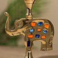 Подсвечник "Слон" 15 см, латунь Подсвечник "Слон" 15 см, латунь