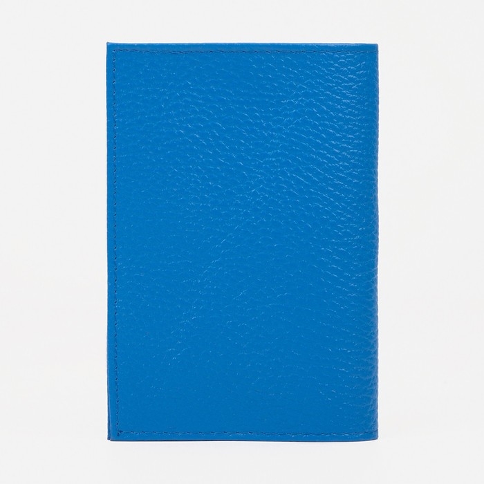 Обложка для паспорта, цвет синий
