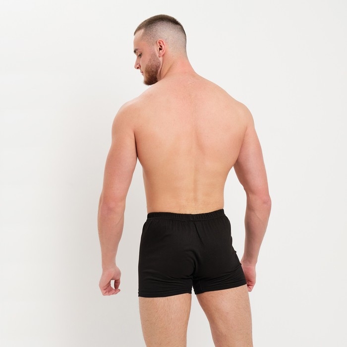 Трусы мужские боксеры, цвет чёрный, размер 52 Трусы мужские боксеры, цвет чёрный, размер 52