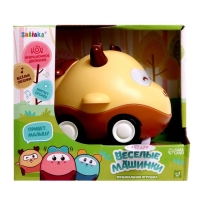 Музыкальная игрушка &laquo;Весёлые машинки&raquo;, звук, свет, цвет жёлтый