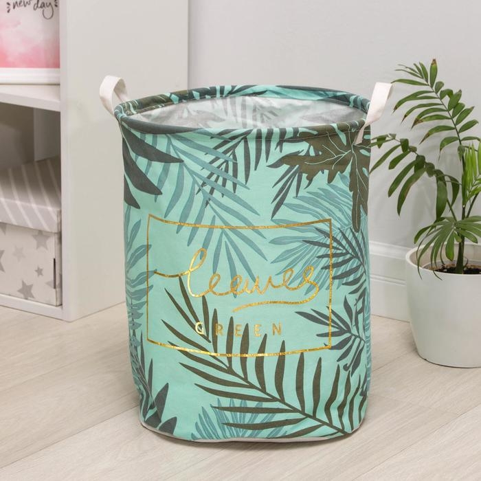 Корзина бельевая текстильная &laquo;Джунгли&raquo;, 35&times;45 см