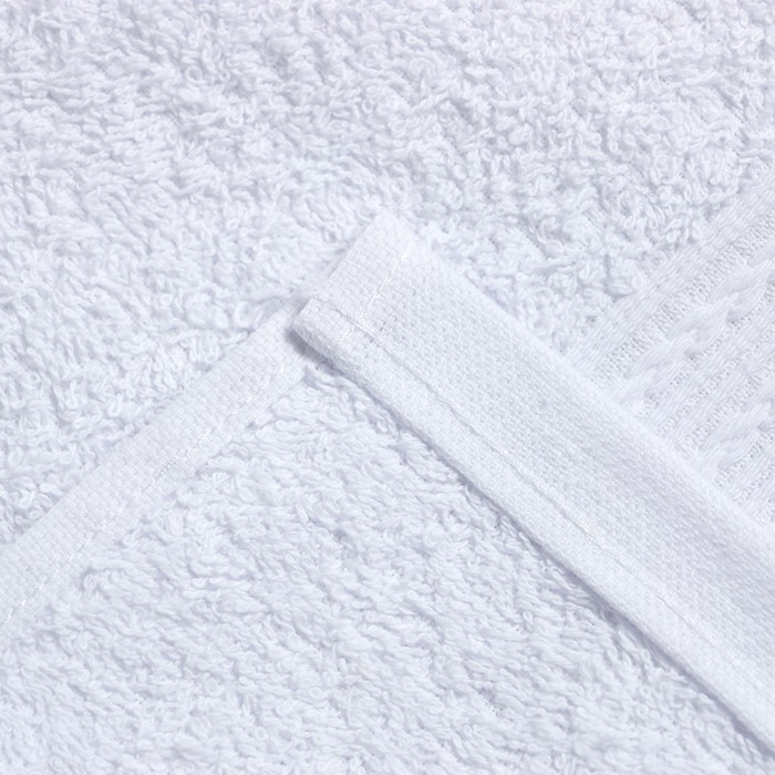 Полотенце махровое 70х140см, белый, 440г/м, хл100% Полотенце махровое 70х140см, белый, 440г/м, хл100%