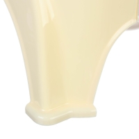 Горшок детский &laquo;Утенок&raquo; с крышкой, слоновая кость / белый 310х295х280мм