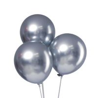 Шар латексный 9" «Хром», металл, набор 100 шт., цвет серебряный Шар латексный 9" «Хром», металл, набор 100 шт., цвет серебряный