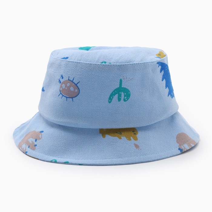 Панама детская Панама детская "Монстрики" MINAKU, цв,голубой , р-р 48-50